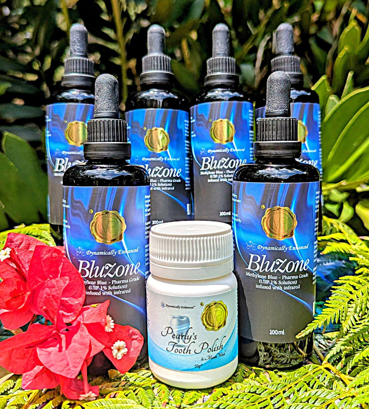 6x BluZone 100ml x FREE Pearly's