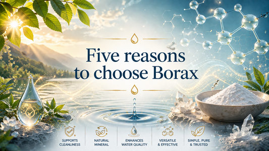 benefits of borax for mineral support and how to prepare a borax solution