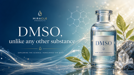 Article describing DMSO as a sulfur compound with potential health uses, history, applications, and claimed benefits for pain and inflammation.
