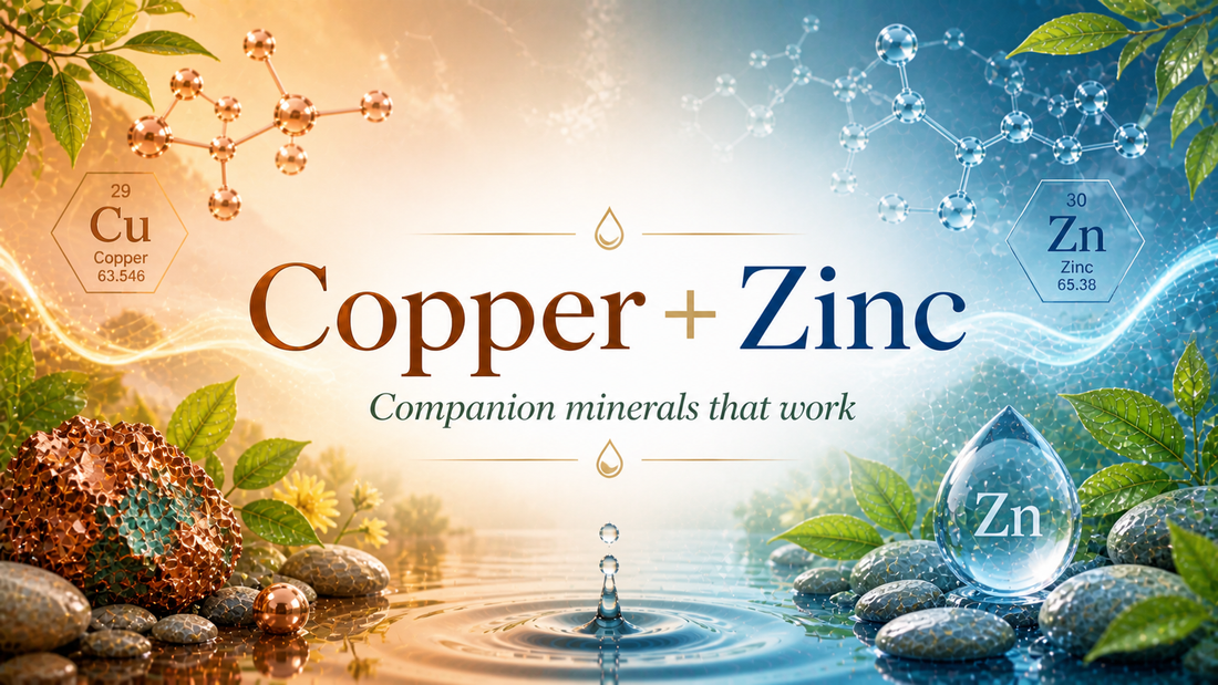 benefits of zinc and copper for immune function and mineral balance
