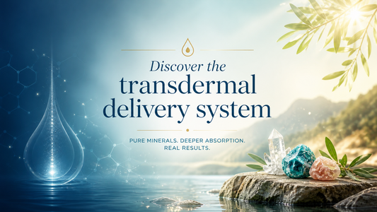 Guide to transdermal magnesium explaining skin absorption methods, benefits, uses for muscles and relaxation, and application options.