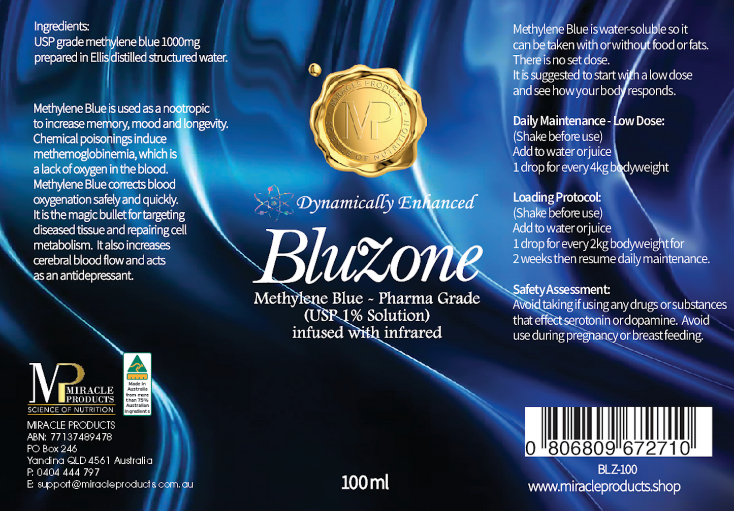 BluZone The Magic Bullet of Nootropics