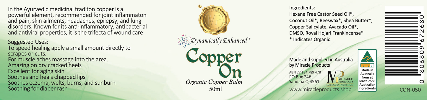 CopperOn Vitality & Energy Conduction Solution