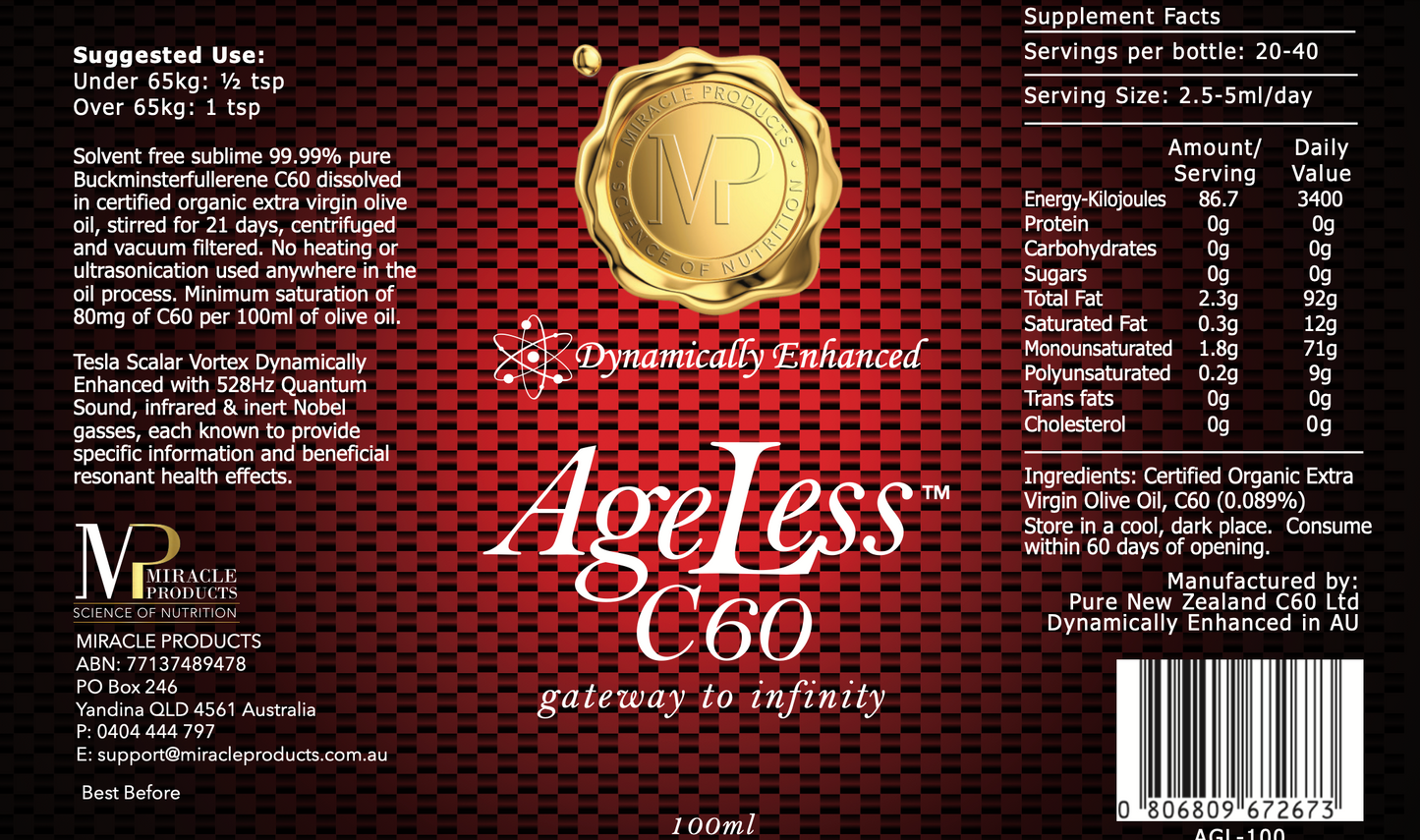 Ageless C60 The Ultimate Antioxidant Powerhouse