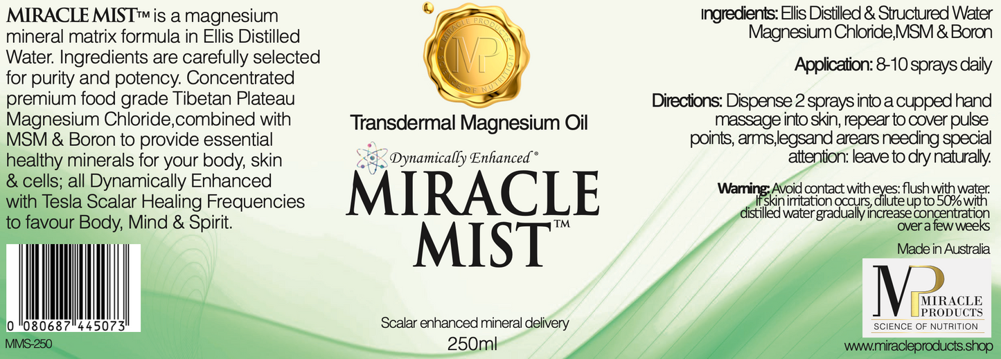 Miracle Mist Unlock The Secret To Pain-Free Living