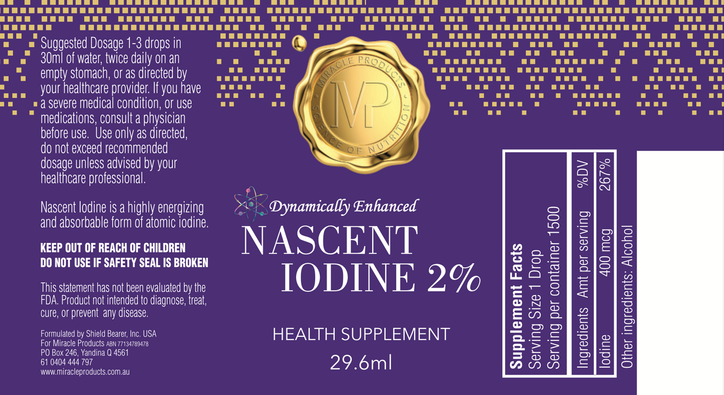 Nascent Iodine Unlock Your Body's Full Potential