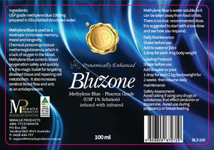 BluZone - Methylene Blue (Click image to select size: 30ml or 100ml)