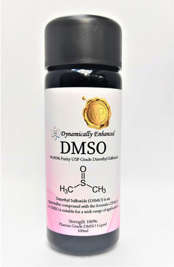 DMSO 100ml 100% Strength 99.995% Purity Pharmaceutical Grade Dimethyl Sulfoxide