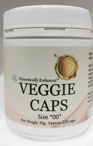 Capsules Veg Size “00” (30g approx 220 caps)